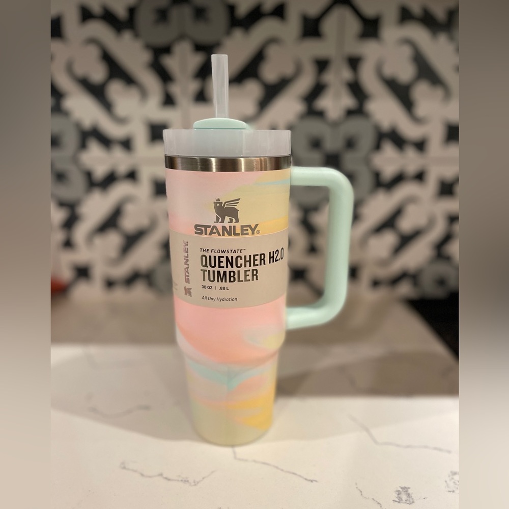 Stanley 30 oz Tumbler-Warm Serene Brushstrokes